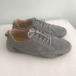 Men’ Sneakers comfort Loafers suede grey